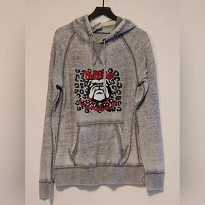 Georgia Bulldogs '21 National Champs Burnout Hoodie Small Sweatshirt Medium NCAA